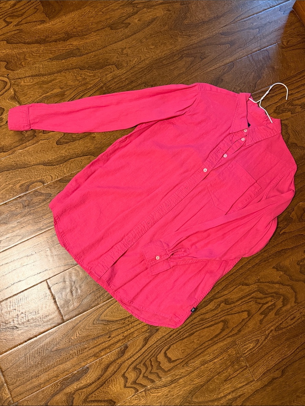 GAP Hot Pink Button-Up Shirt